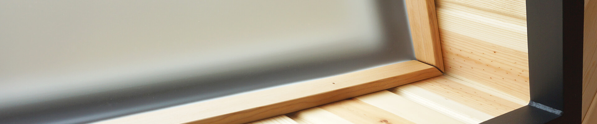 A close-up view of the acrylic plexiglass window coverings in the Mini Dome.