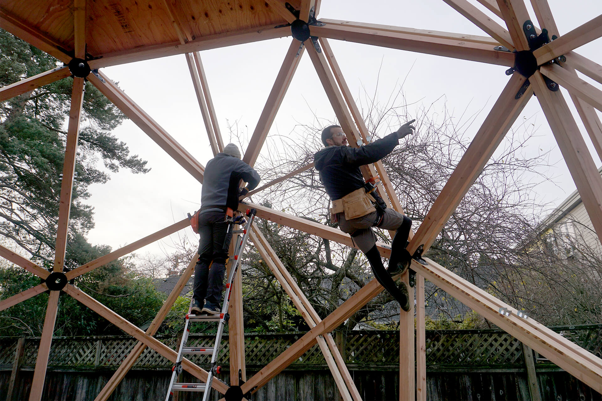 Framing outer wall and studs photo number 23.