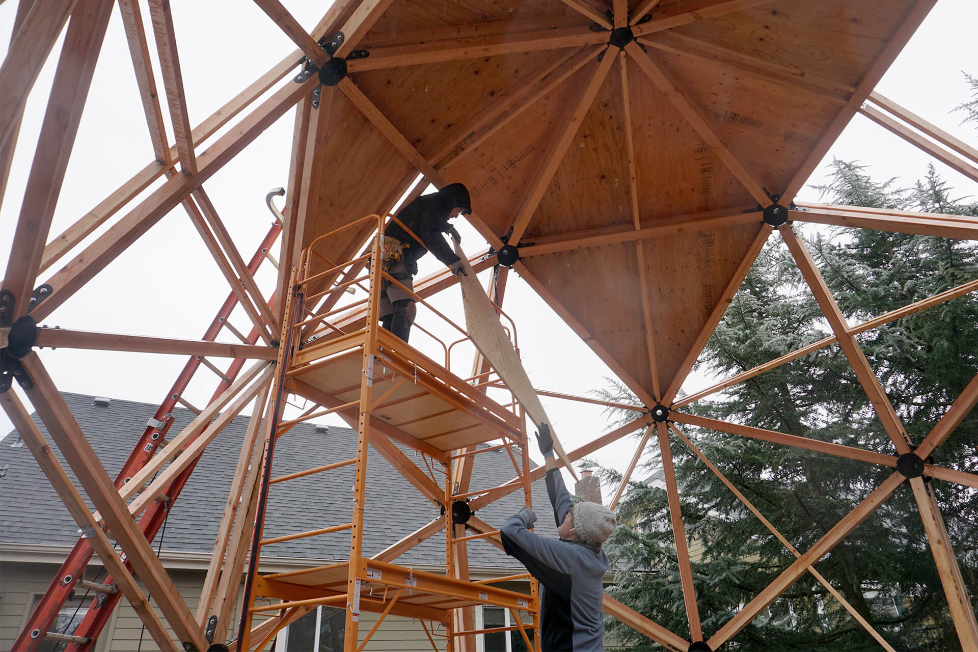 Framing sheathing photo number 02.